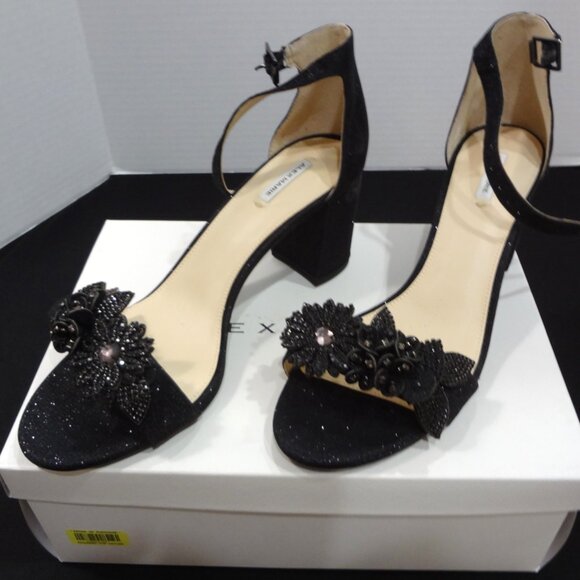 Gently used, Alex Marie Black Dress Sandals. Gently used, worn one time. - Picture 2 of 4
